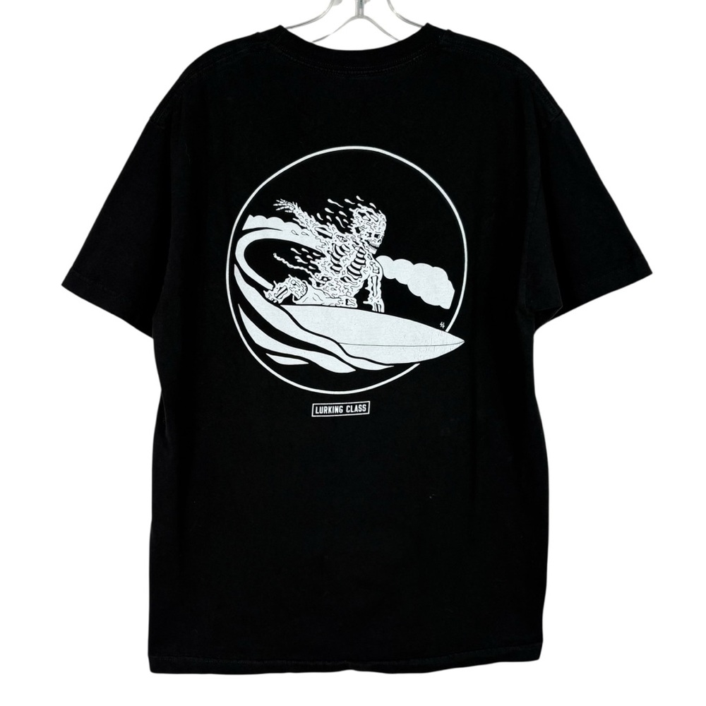 Lurking Class Sketchy Tank Black Surf Skeleton Logo T-shirt Large L Unisex